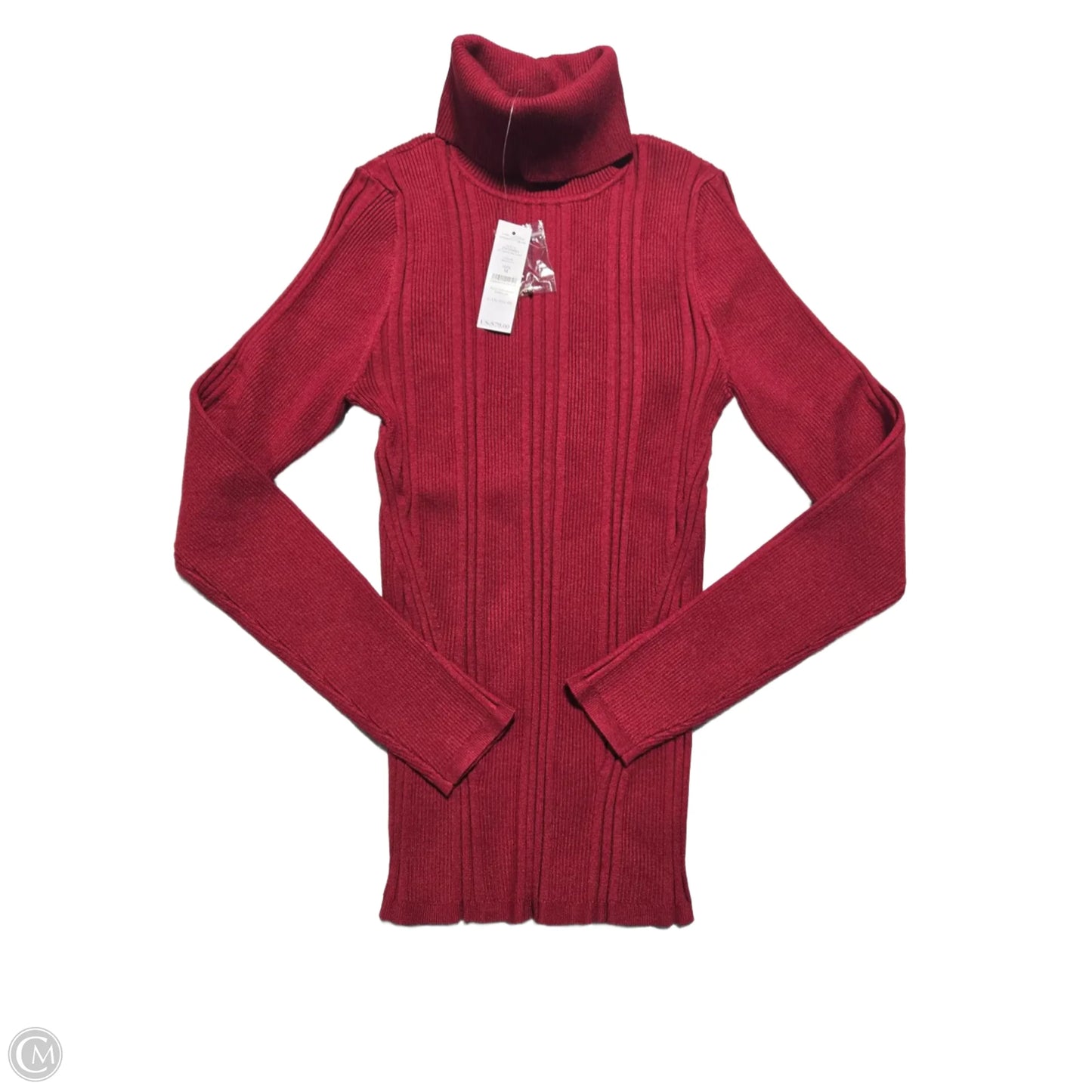 Top Long Sleeve By White House Black Market In Red, Size: M