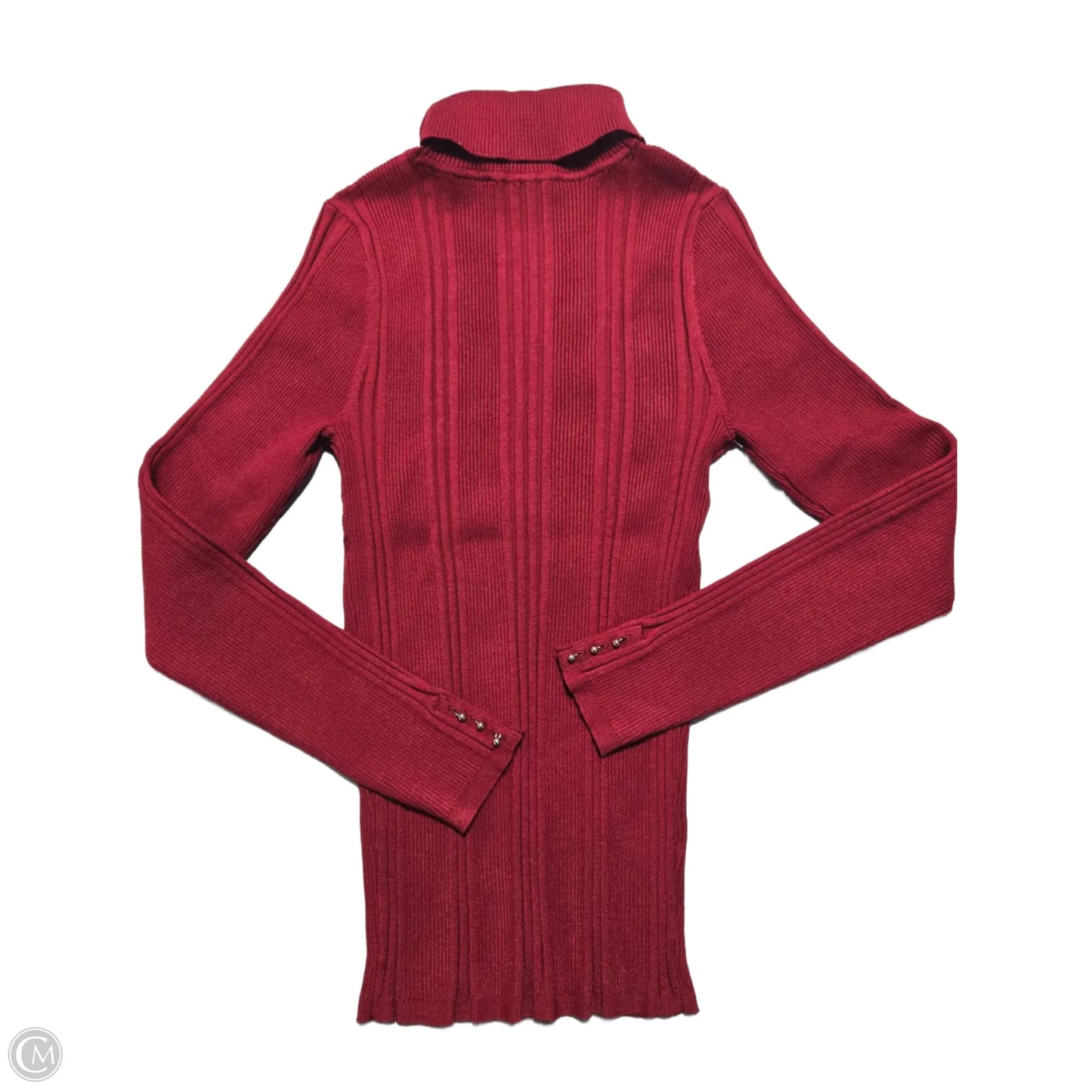 Top Long Sleeve By White House Black Market In Red, Size: M