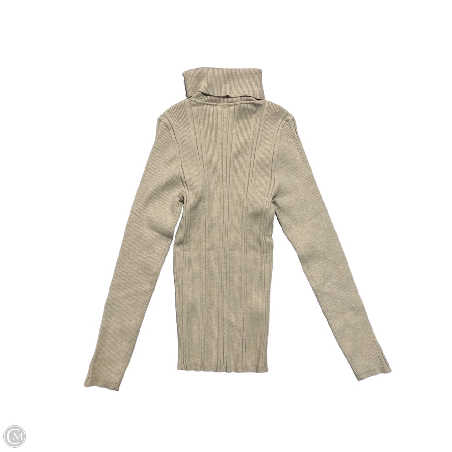 Top Long Sleeve By White House Black Market In Tan, Size: M