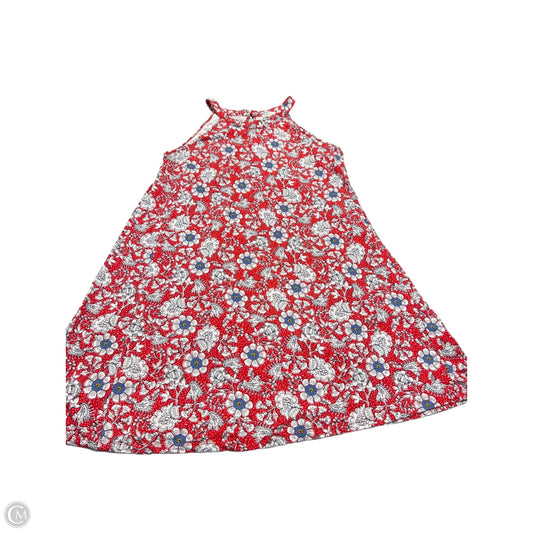Dress Casual Short By Loft In Red, Size: L
