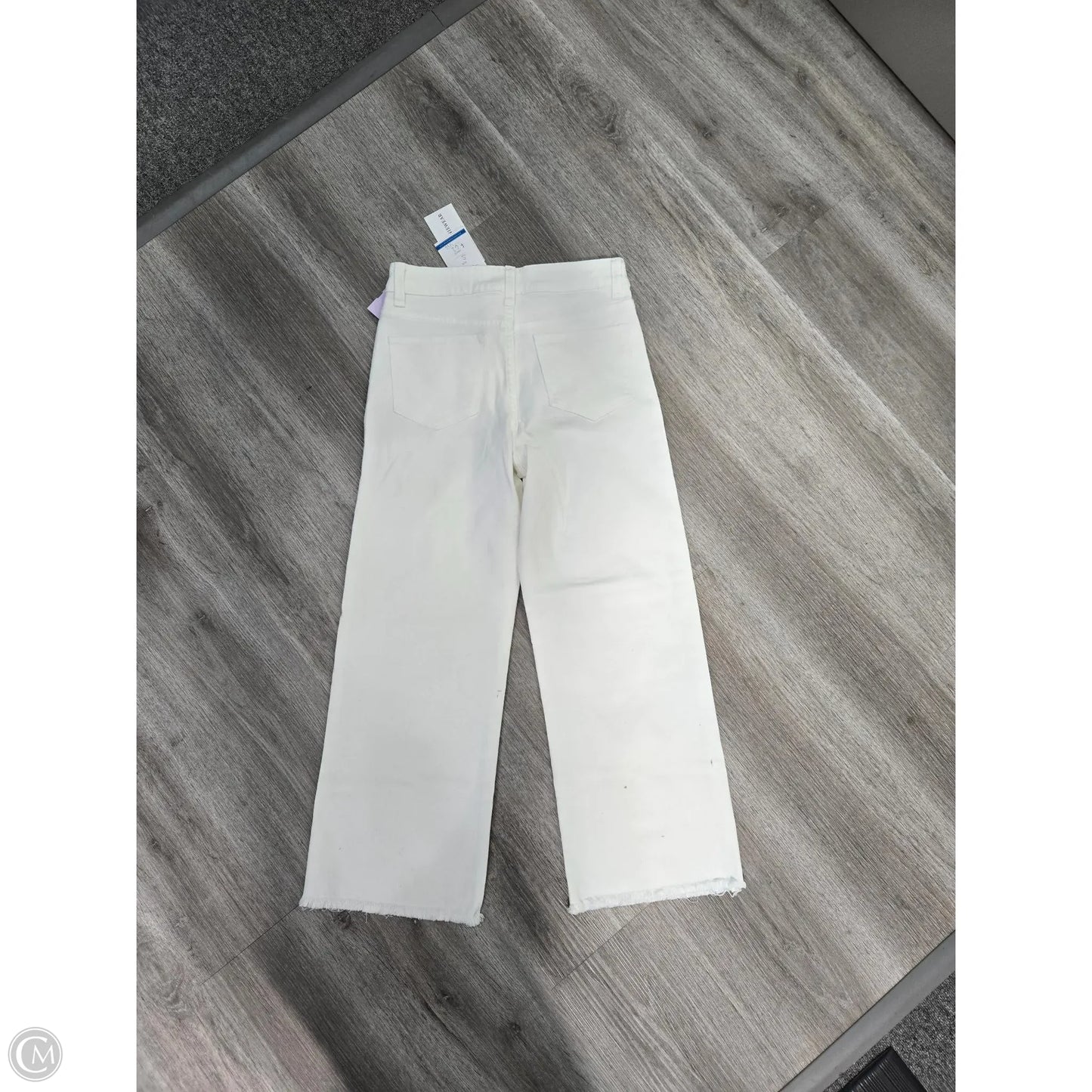 Jeans Wide Leg By Cmc In White, Size: S