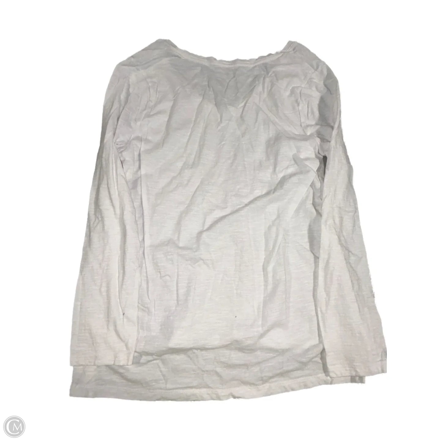 Top Long Sleeve By A New Day In White, Size: M