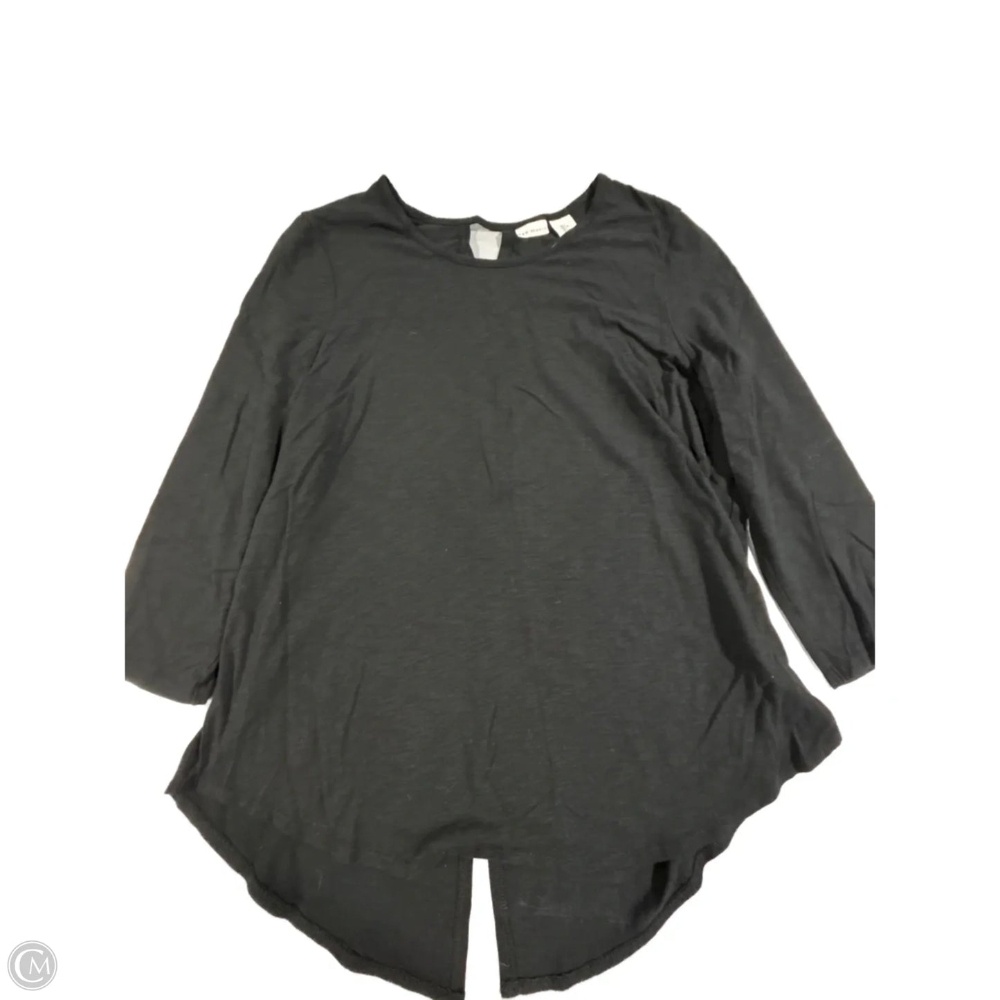 Top Long Sleeve By Max Studio In Black, Size: L