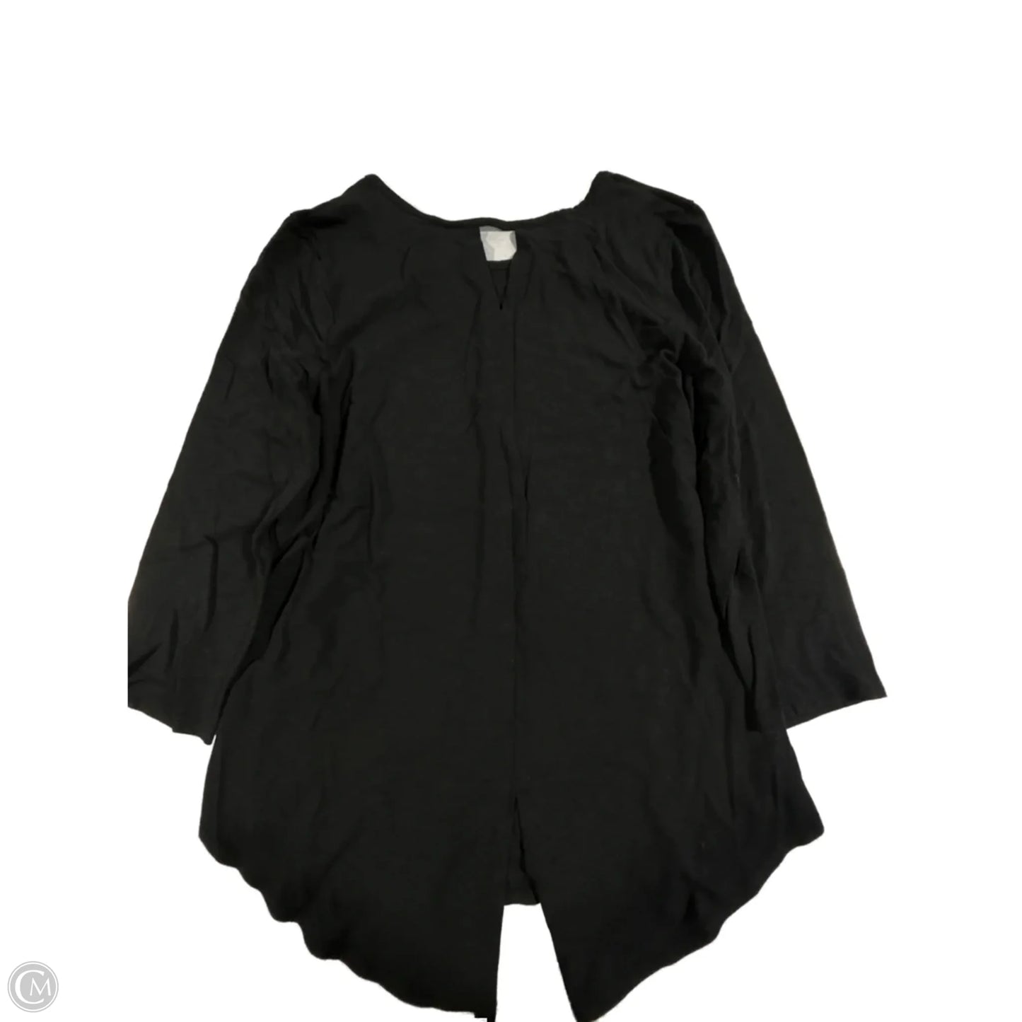 Top Long Sleeve By Max Studio In Black, Size: L
