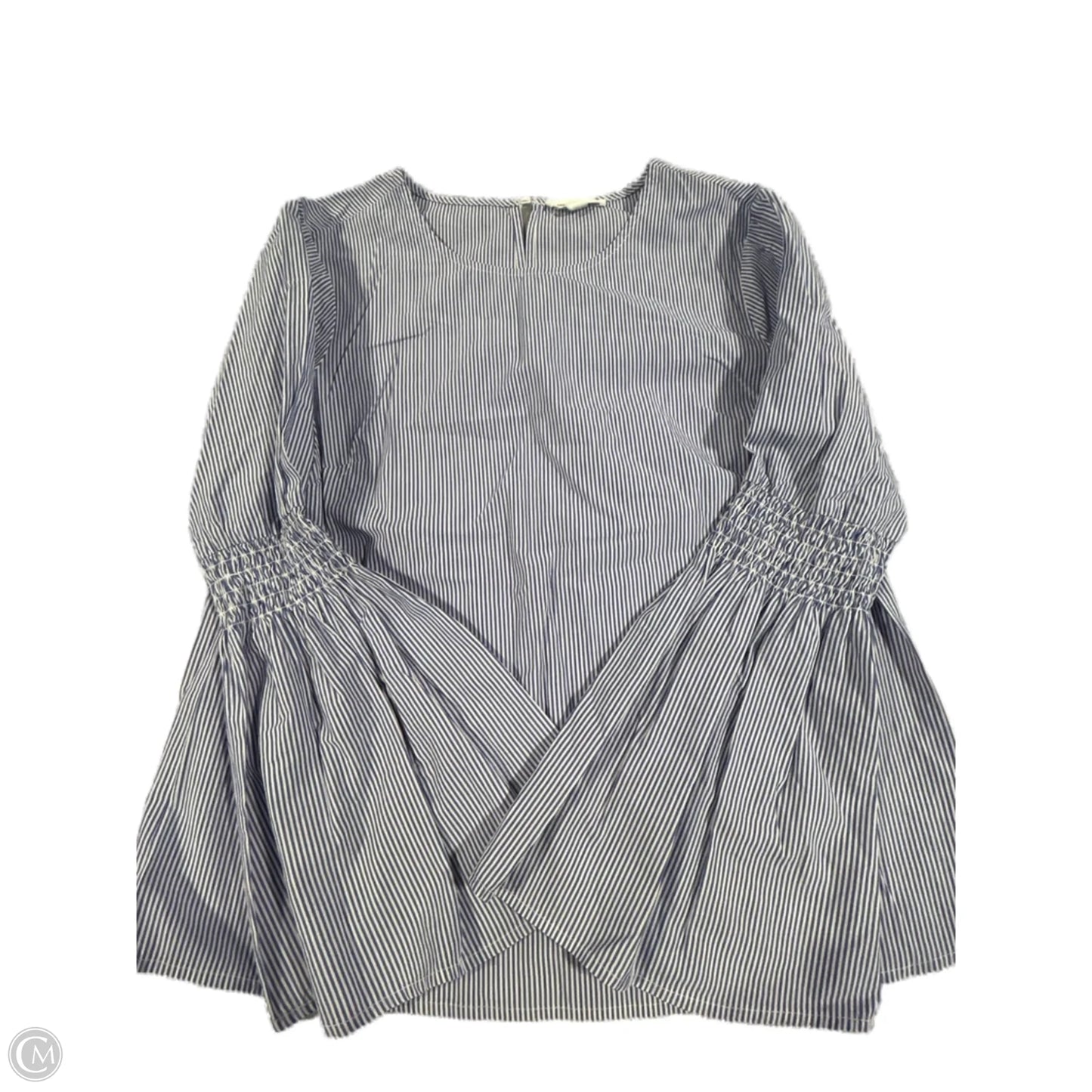 Top Long Sleeve By Beachlunchlounge In Striped Pattern, Size: M