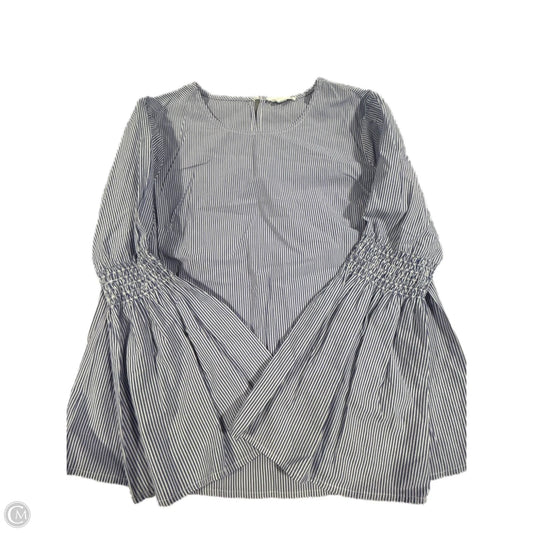 Top Long Sleeve By Beachlunchlounge In Striped Pattern, Size: M