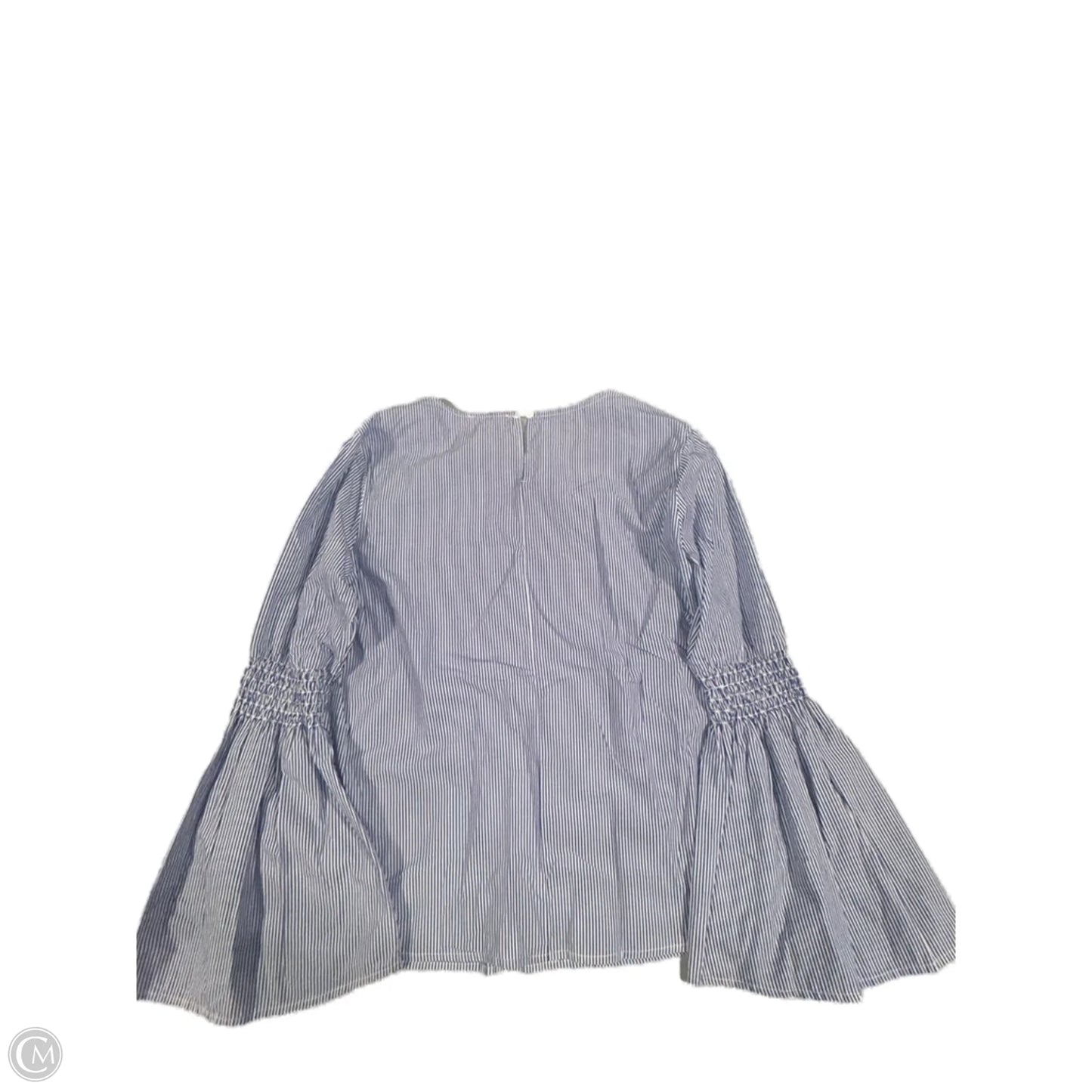 Top Long Sleeve By Beachlunchlounge In Striped Pattern, Size: M