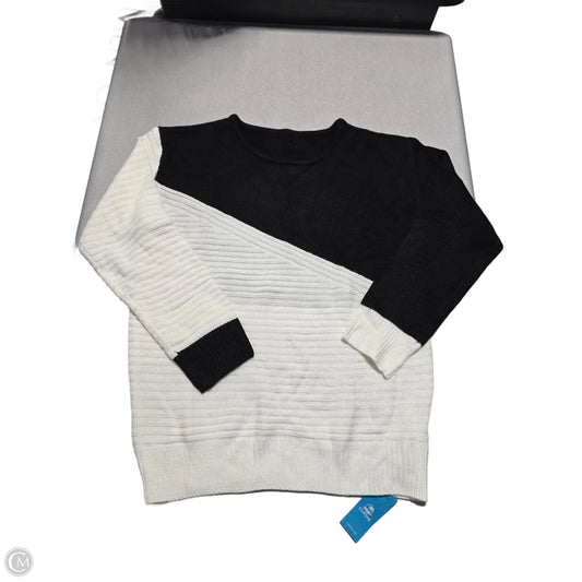 Sweater By Cme In Black & White, Size: M