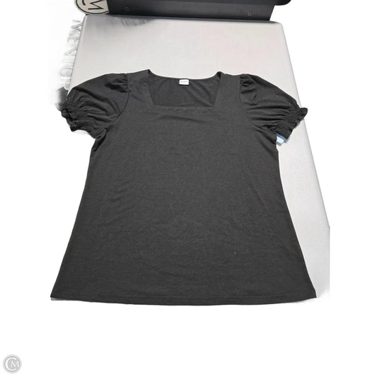 Top Short Sleeve By Cme In Black, Size: Xl