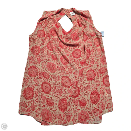 Tank Top By Cabi In Floral Print, Size: M