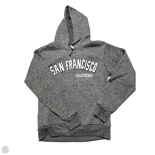 Sweatshirt Hoodie By Cmf In Grey, Size: S