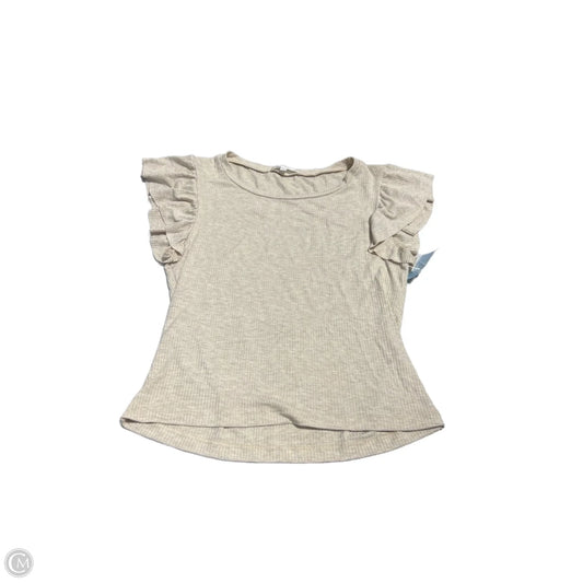 Top Sleeveless By Antistar In Beige, Size: Xs