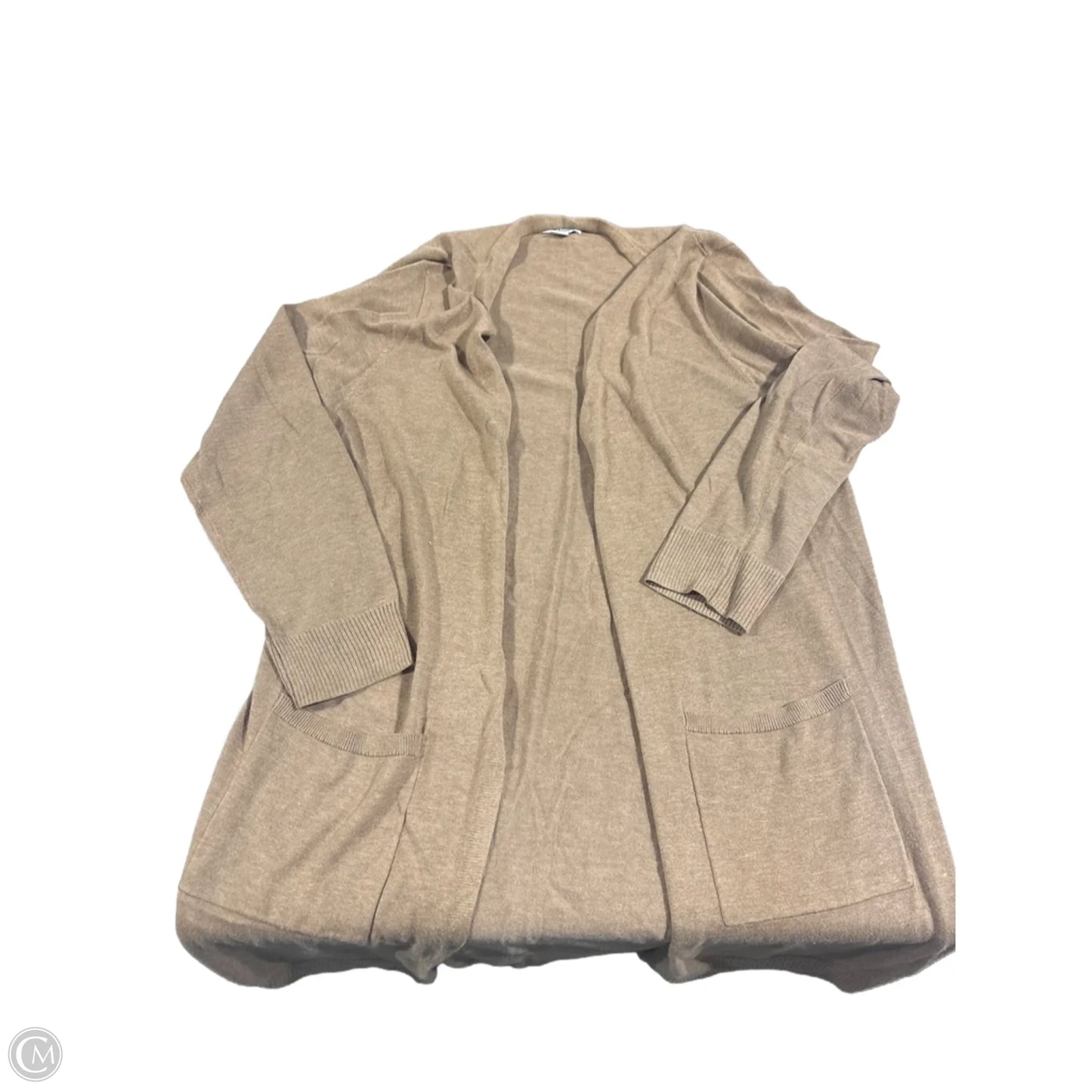 Sweater Cardigan By Amazon Essentials In Tan, Size: Xl