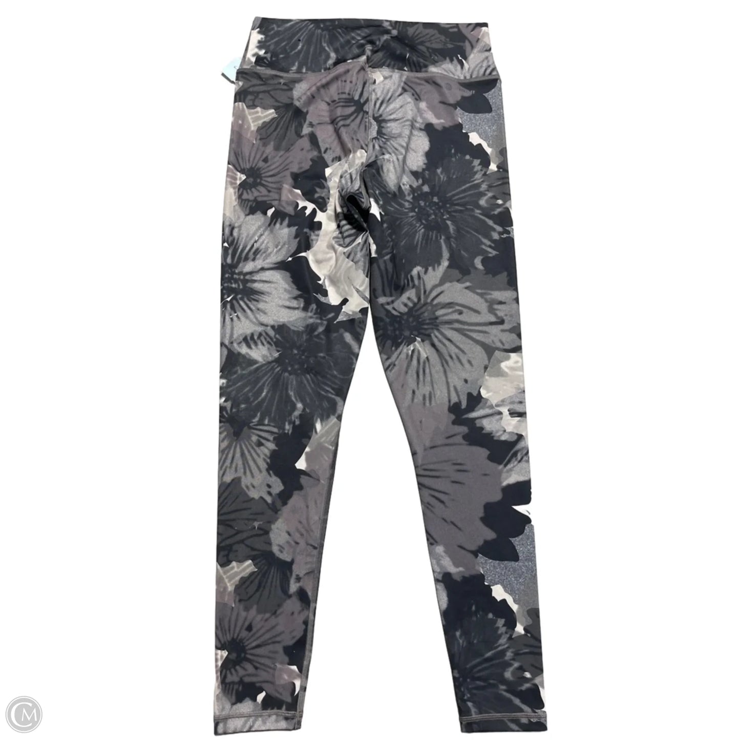 Athletic Leggings By Adidas In Floral Print, Size: L