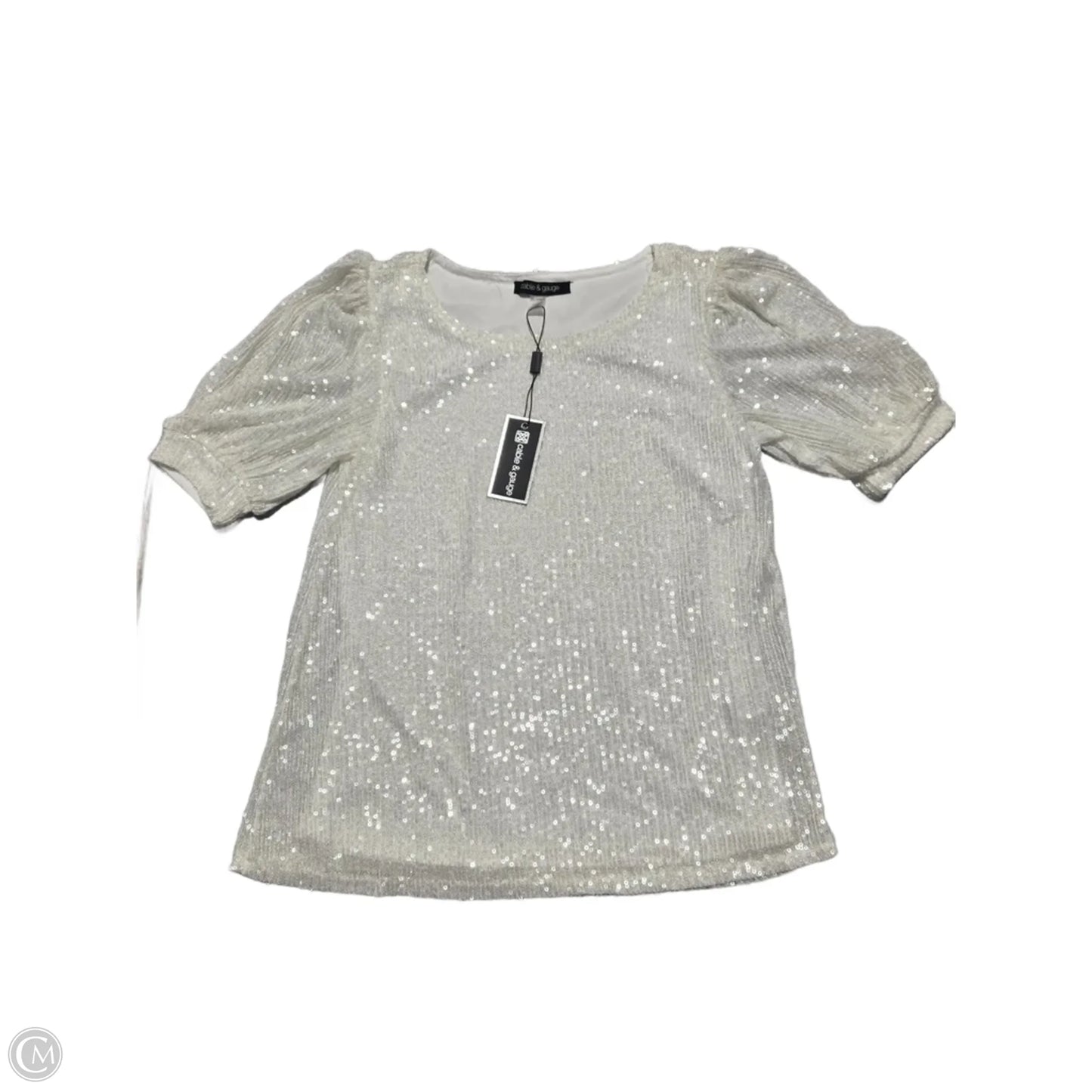 Top Short Sleeve By Cable And Gauge In White, Size: Xs