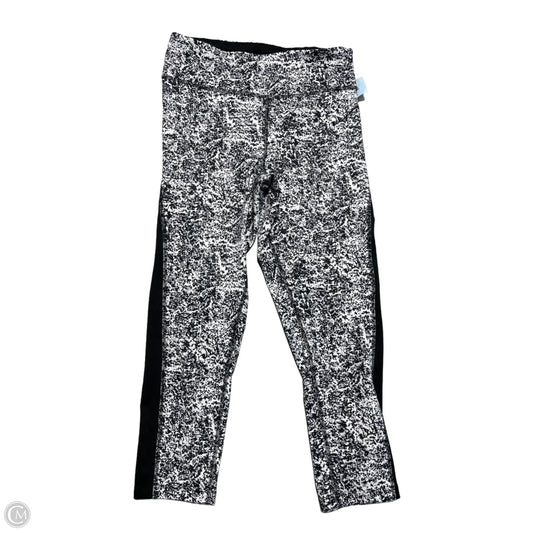 Athletic Leggings By Cme In Black & White, Size: S