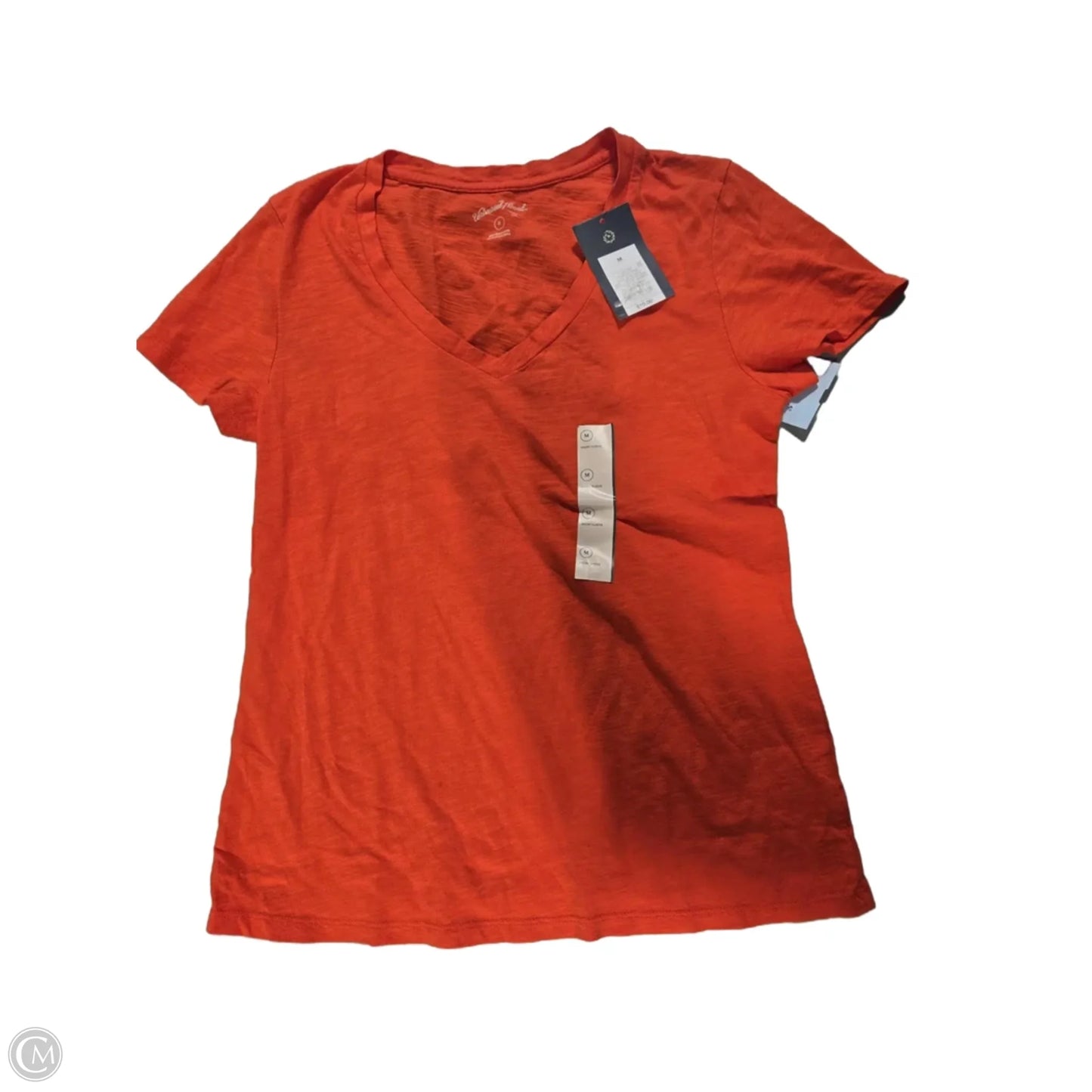 Top Short Sleeve Basic By Universal Thread In Orange, Size: S