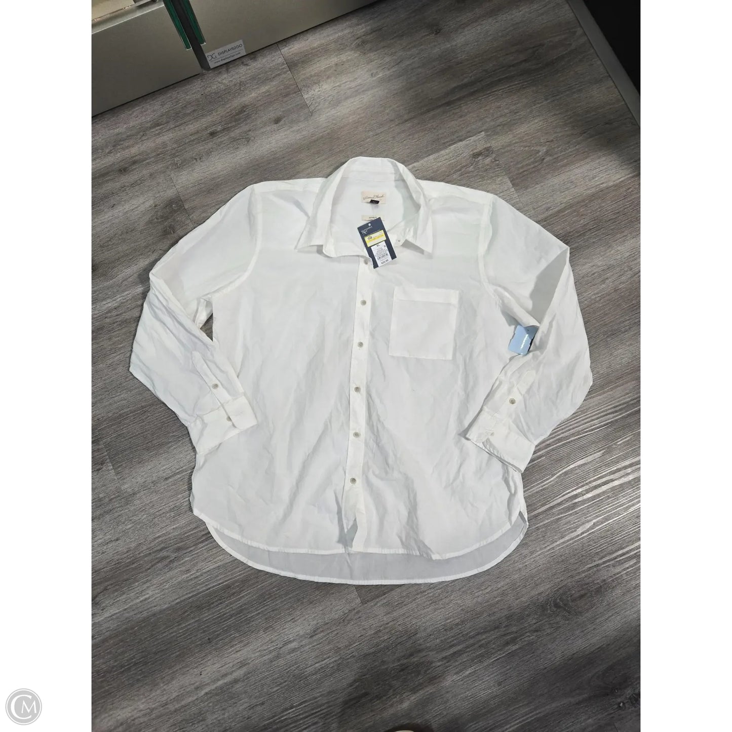 Top Long Sleeve Basic By Universal Thread In White, Size: Xl