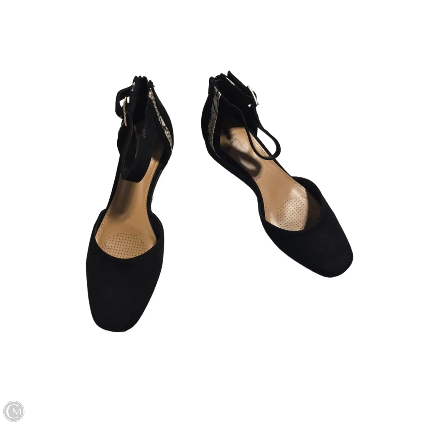 Shoes Heels Wedge By Comfortview In Black, Size: 10