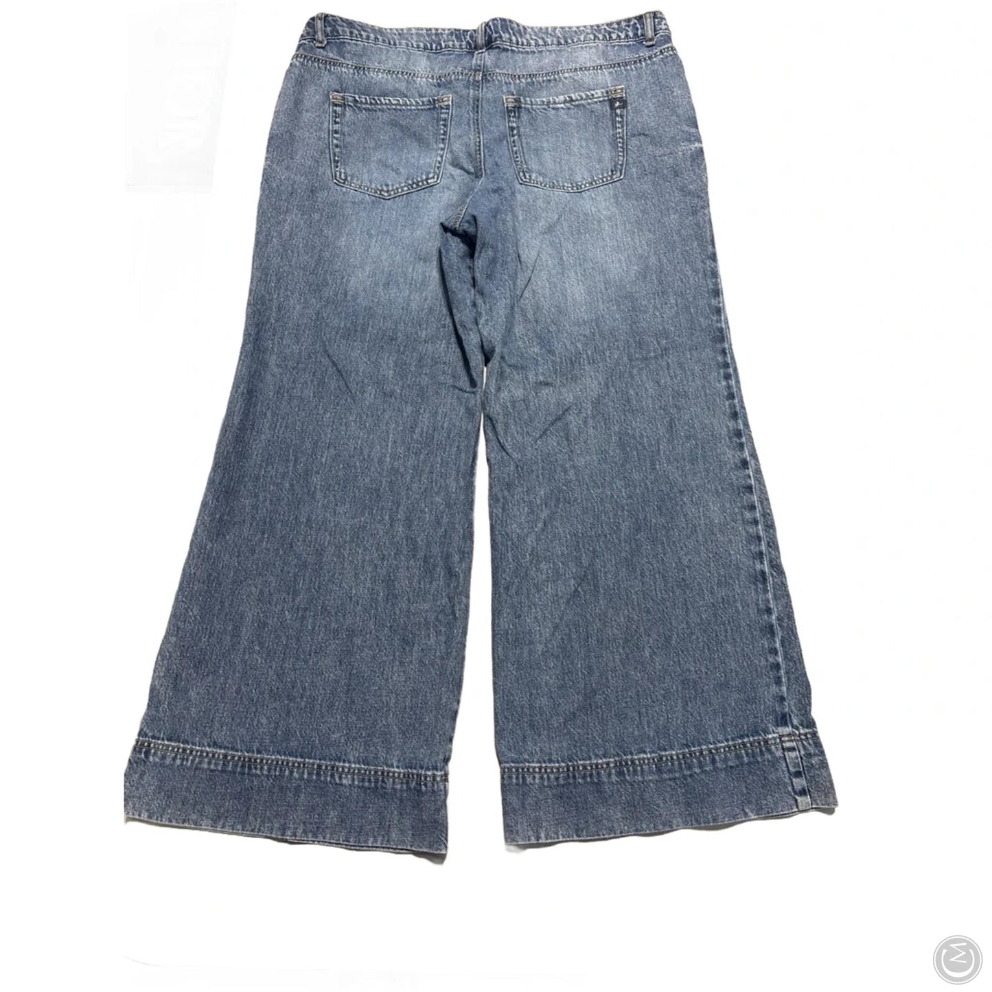 Jeans Flared By Maurices In Blue Denim, Size: 18