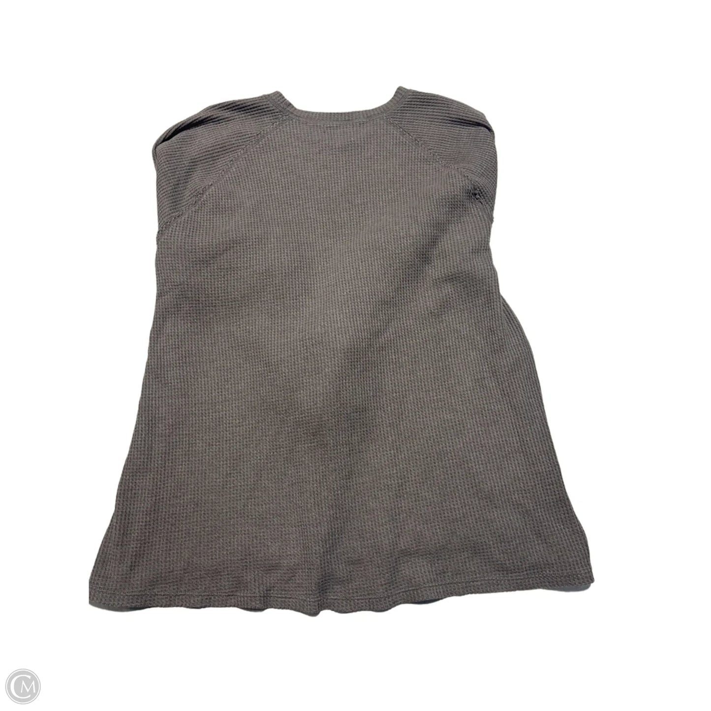 Top Long Sleeve By Terra & Sky In Grey, Size: 1x