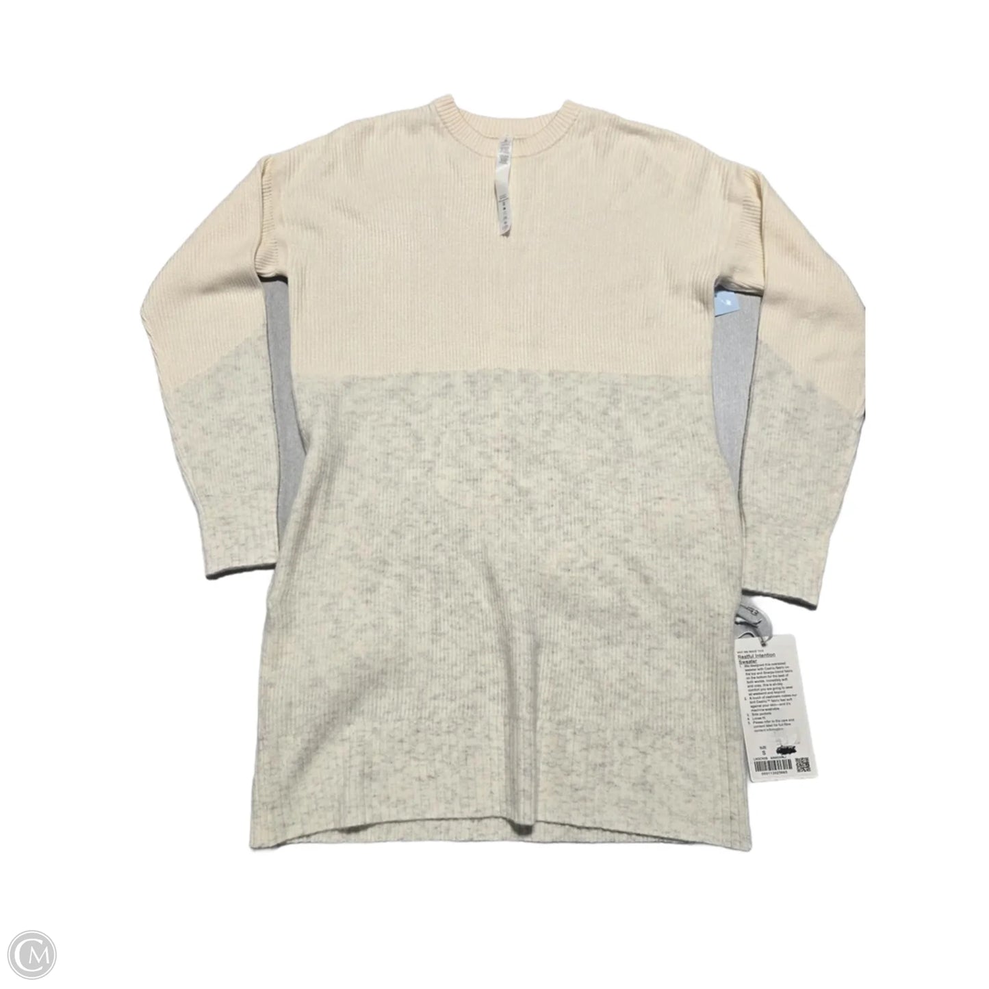 Sweater By Lululemon In Cream, Size: S