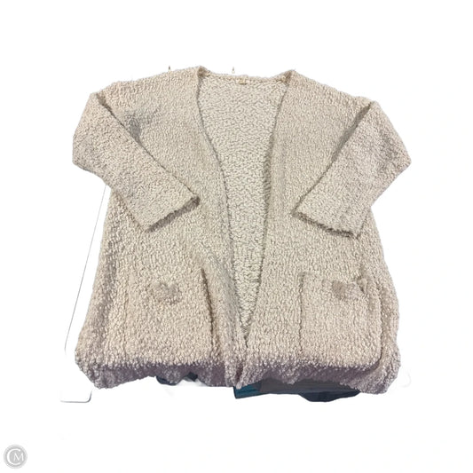 Sweater Cardigan By Cme In Cream, Size: M