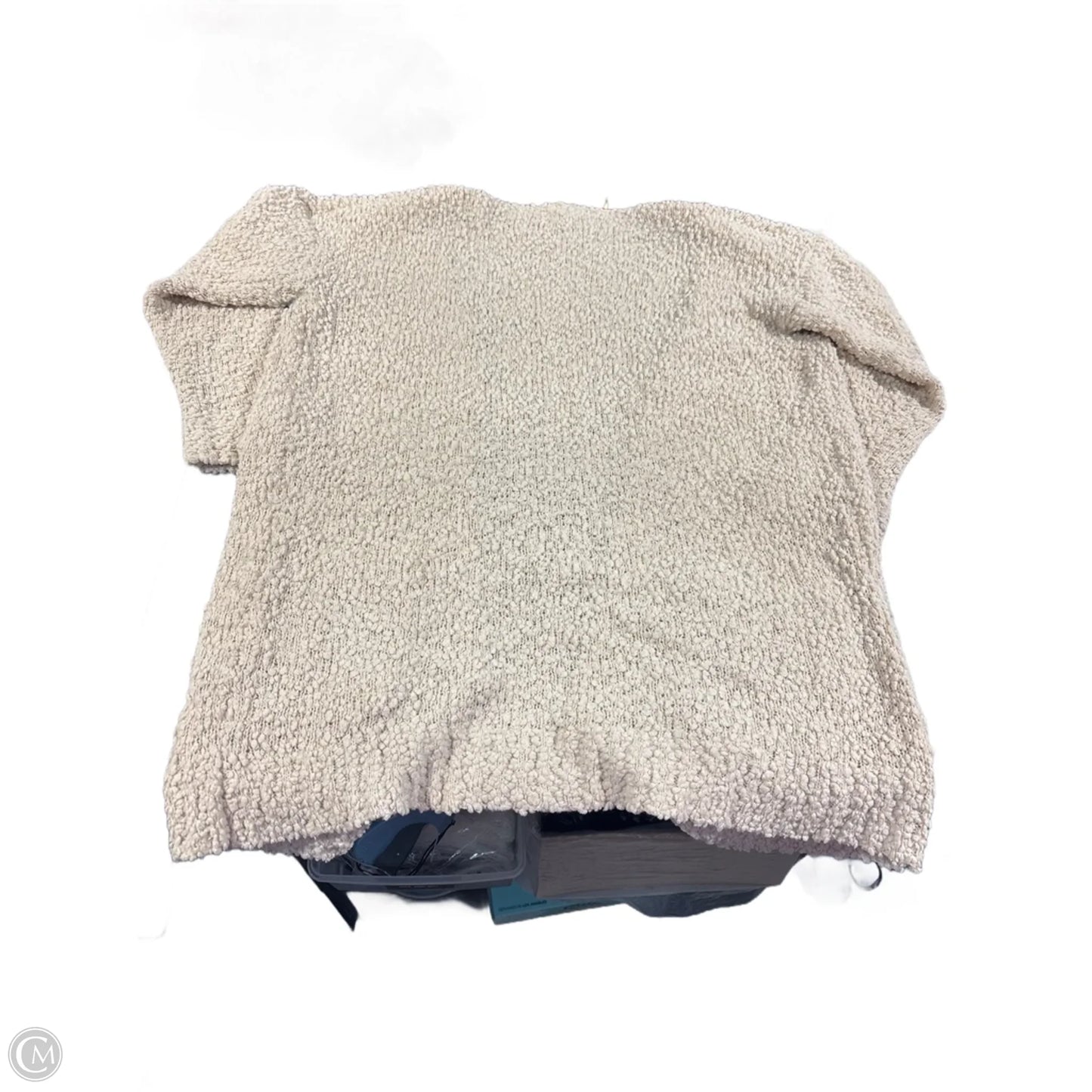 Sweater Cardigan By Cme In Cream, Size: M