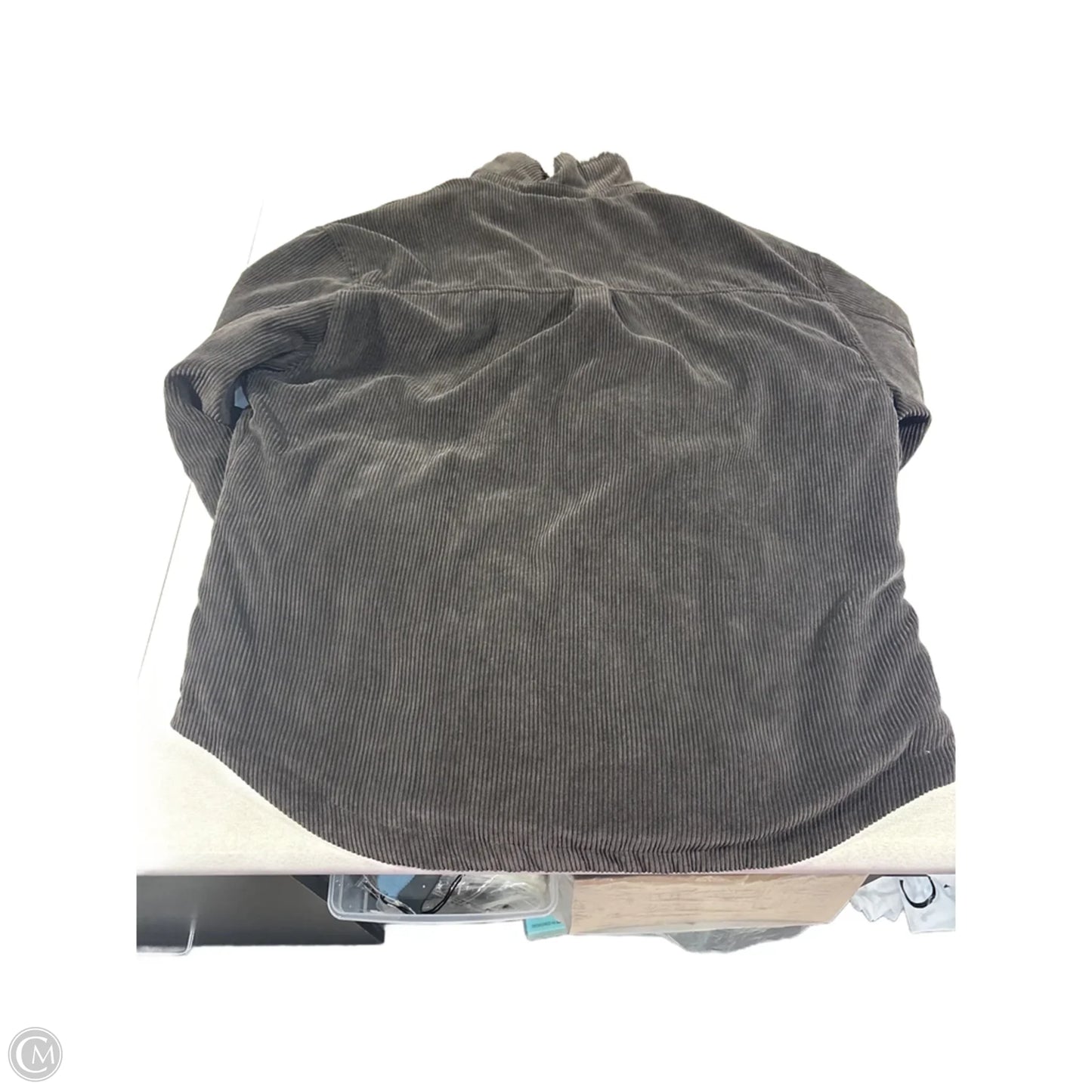 Coat Faux Fur & Sherpa By Ashley In Black, Size: Xl