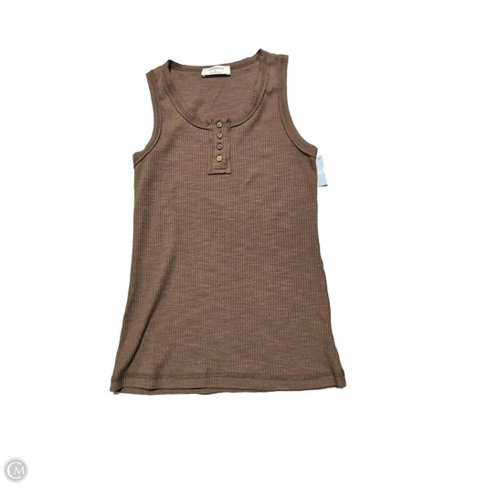 Tank Top By Zenana In Beige, Size: L