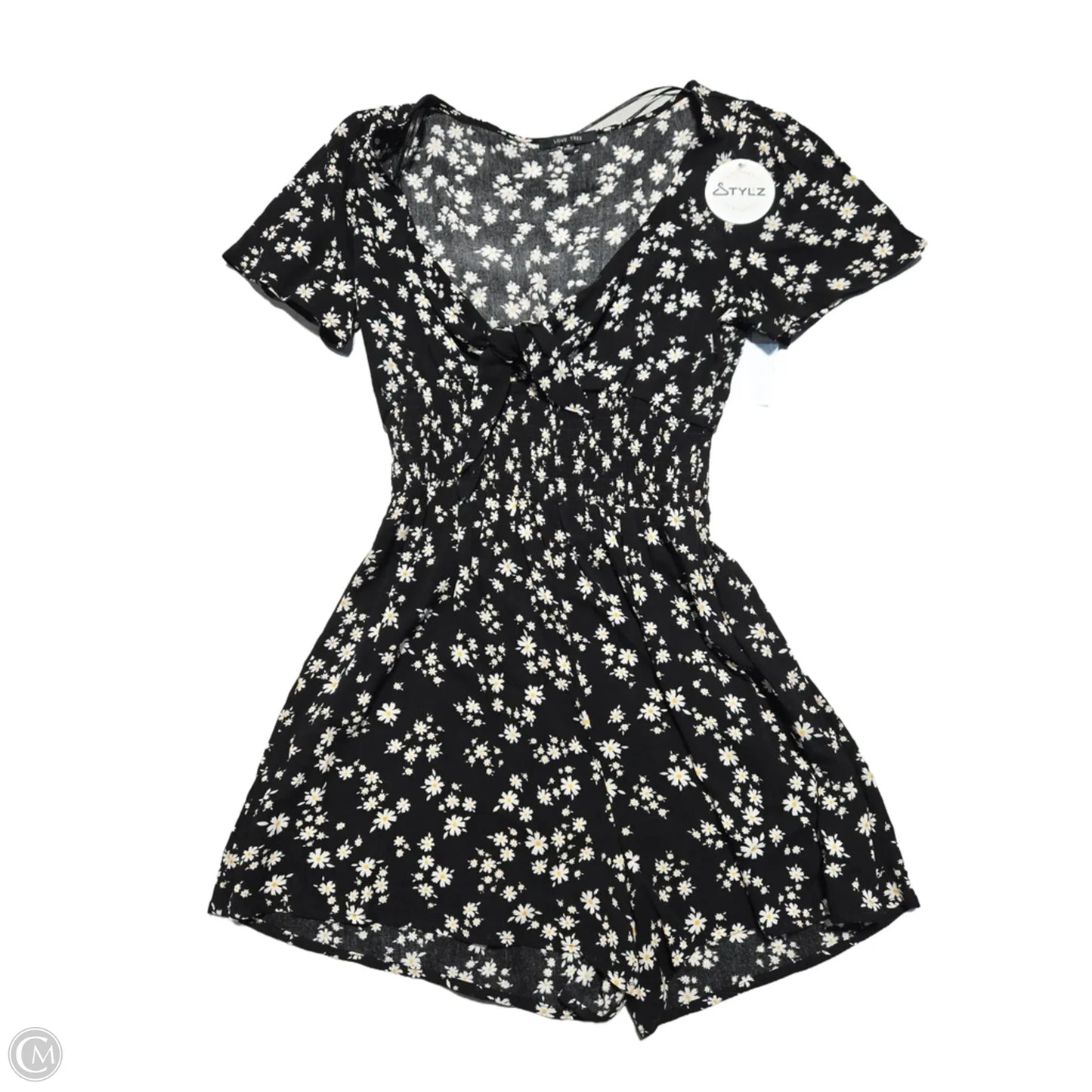 Dress Casual Short By Love Tree In Floral Print, Size: M