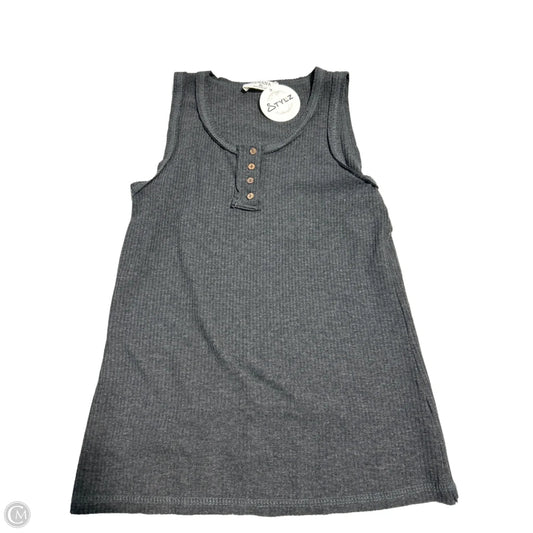 Tank Top By Zenana In Grey, Size: Xl