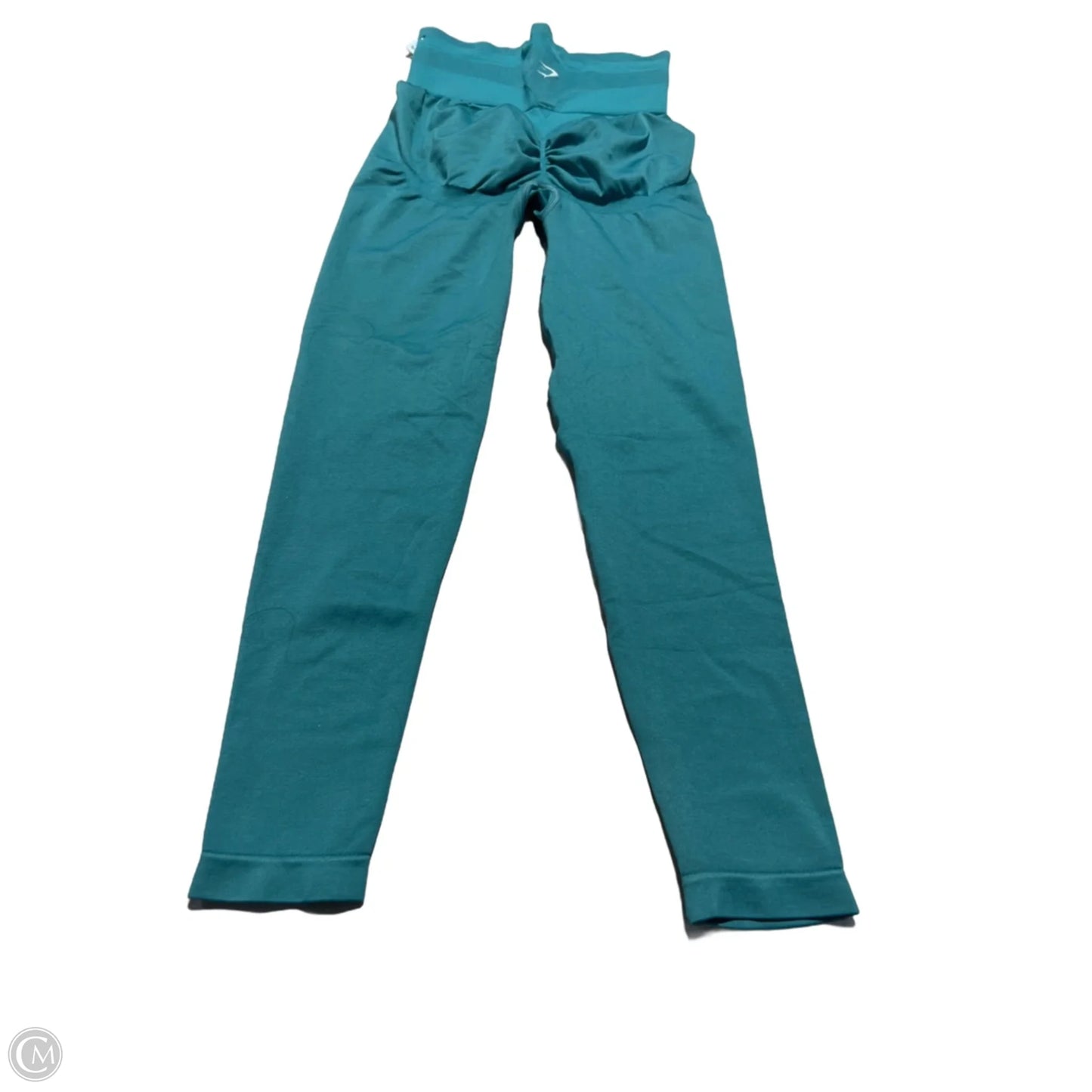 Athletic Leggings By Gym Shark In Teal, Size: S