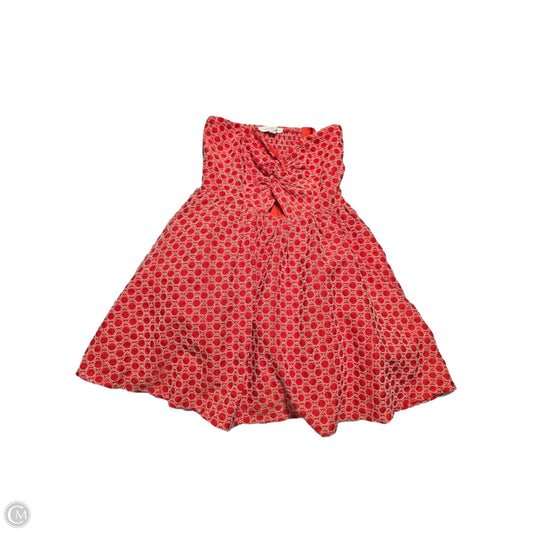 Dress Casual Short By Altard State In Red & White, Size: S