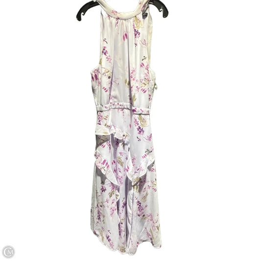 Dress Casual Maxi By White House Black Market In Floral Print, Size: L