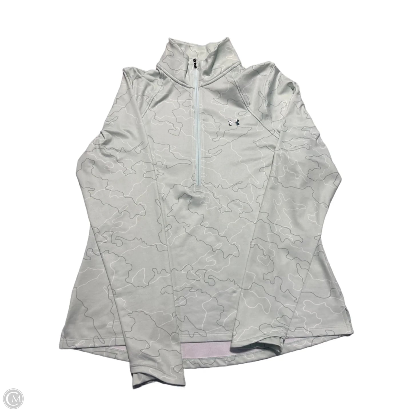Athletic Jacket By Under Armour In Green, Size: L