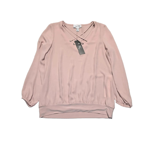 Top Long Sleeve By Joseph Ribkoff In Pink, Size: S