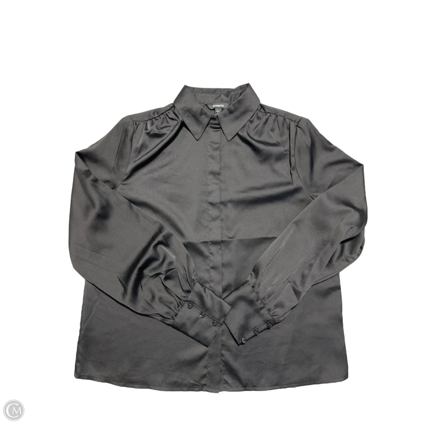 Top Long Sleeve By Express In Black, Size: M