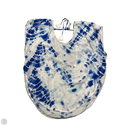 Swimwear Cover-up By Cme In Blue & White, Size: Osfm