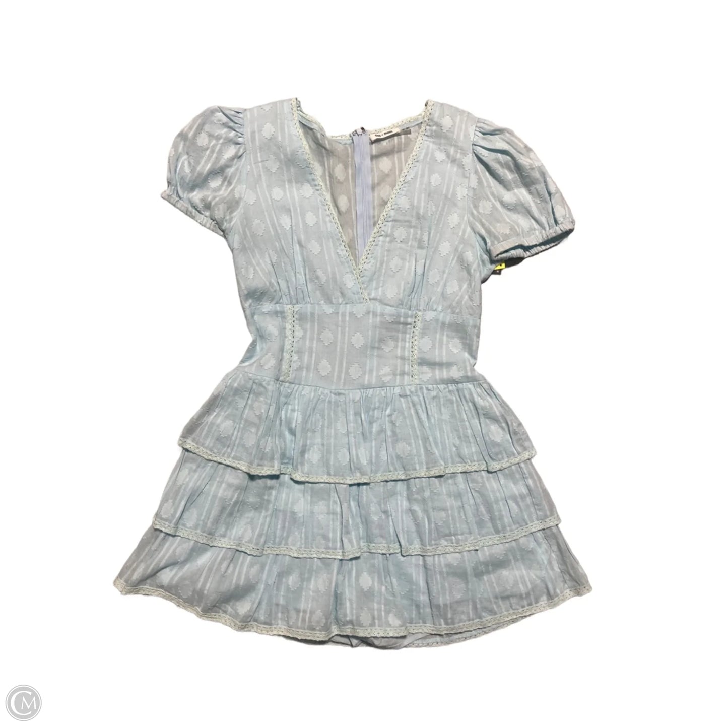 Dress Casual Midi By Day + Moon In Blue, Size: M