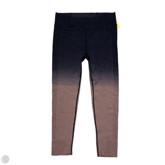 Athletic Leggings By Cme In Black & Brown, Size: Xl