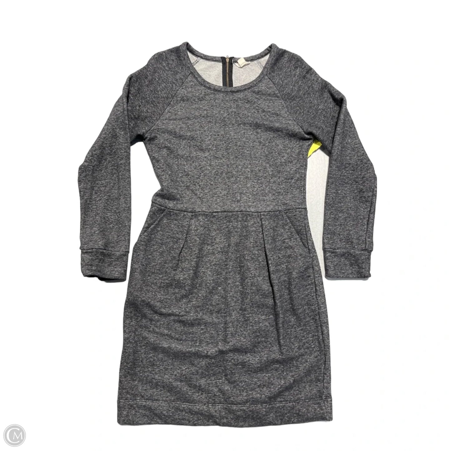 Dress Casual Midi By Lucky Brand In Grey, Size: L