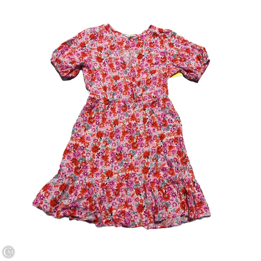 Dress Casual Midi By Lucky Brand In Floral Print, Size: S