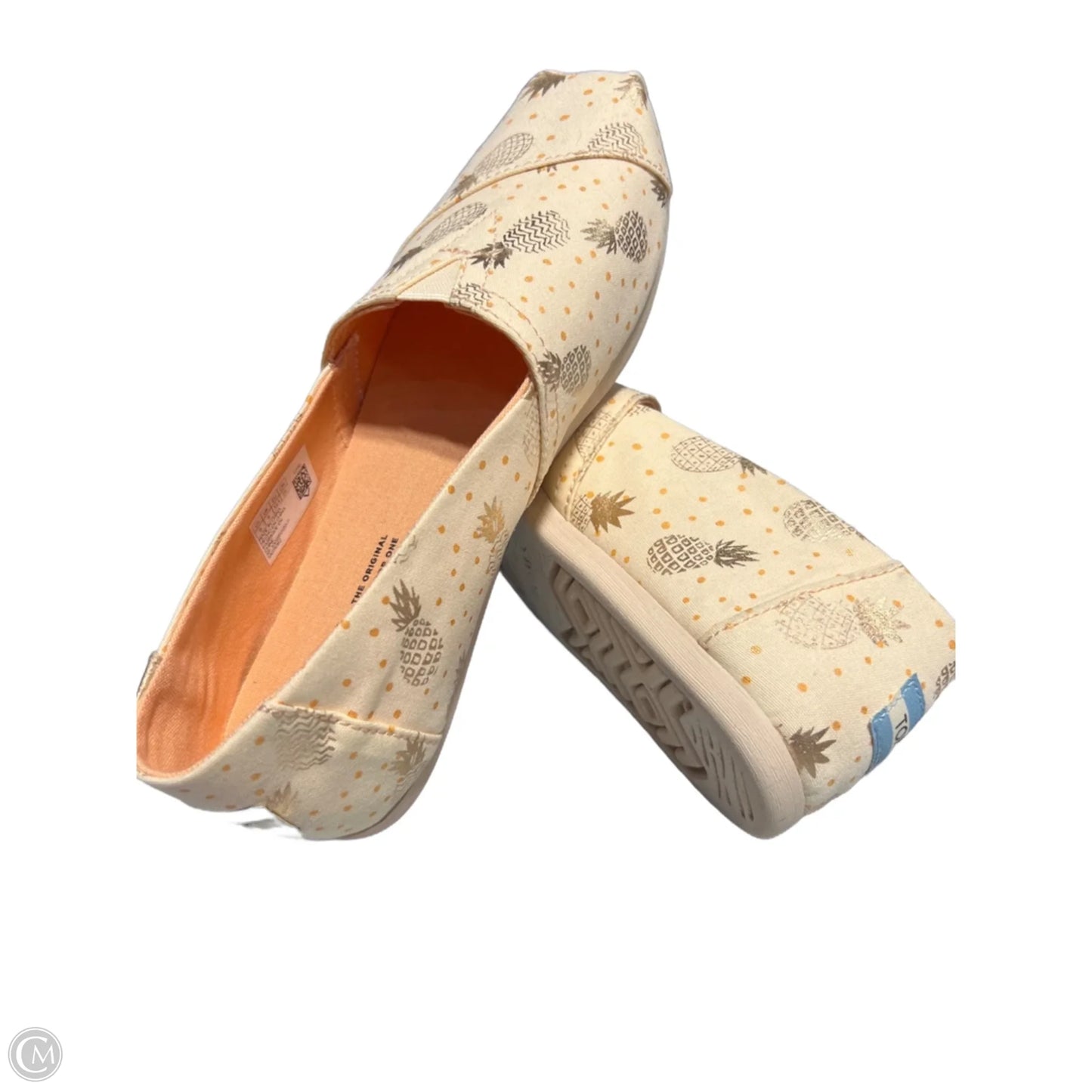 Shoes Flats By Toms In Peach, Size: 8