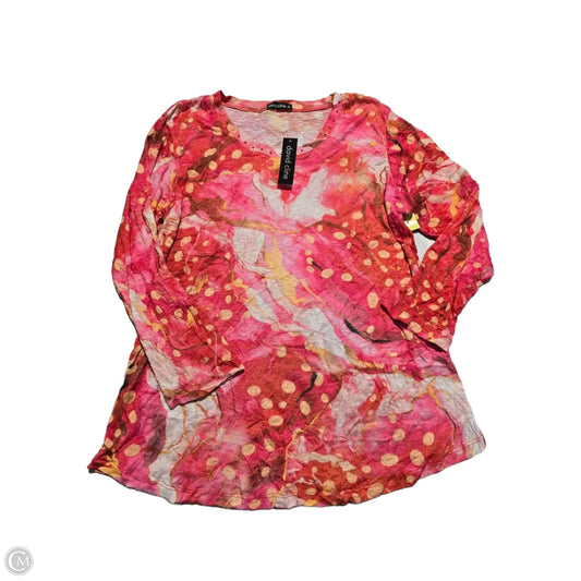 Top Long Sleeve By David Cline In Multi-colored, Size: Xl