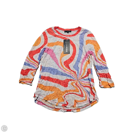 Top Long Sleeve By Cmc In Multi-colored, Size: S
