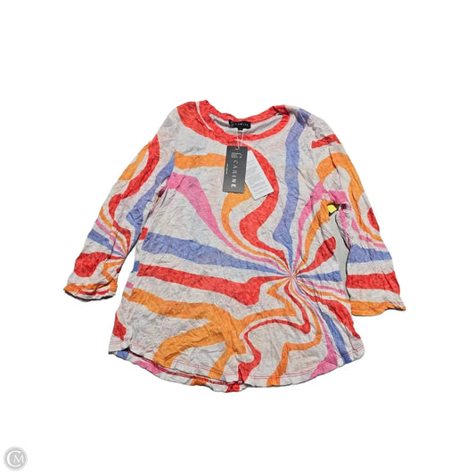 Top Long Sleeve By Cmc In Multi-colored, Size: L
