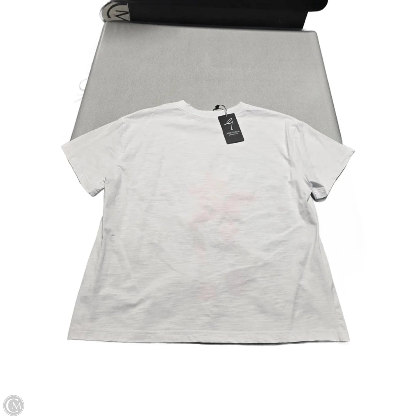 Top Short Sleeve By Cmc In White, Size: Xl