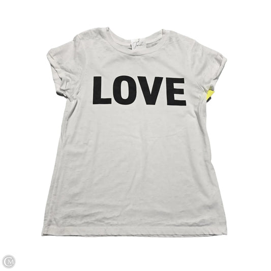 Top Short Sleeve Basic By Cmc In White, Size: S