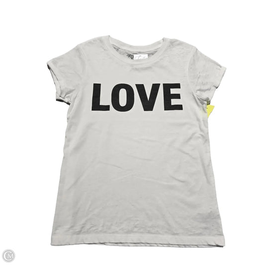 Top Short Sleeve Basic By Cmc In White, Size: S